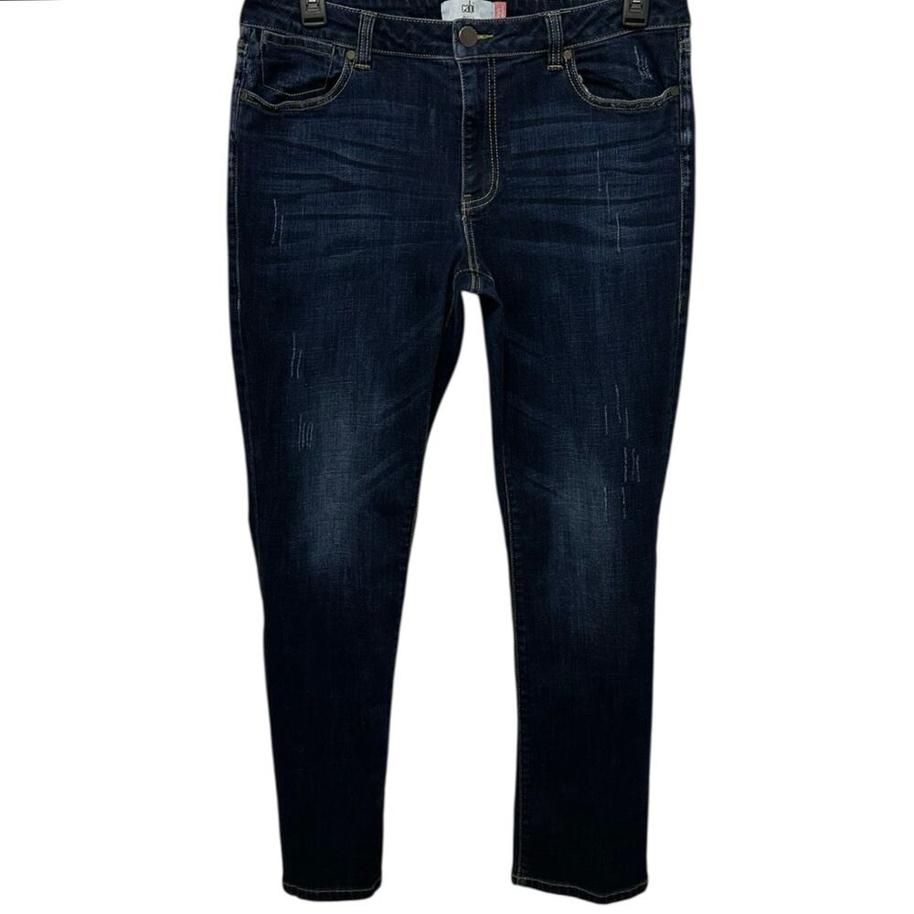CAbi Women’s Straight Leg Jeans in Dark Indigo
